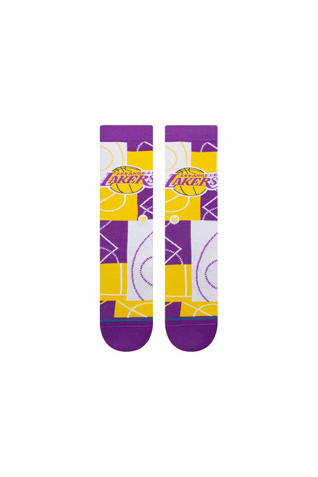 Meia-Stance-Zone-Los-Angeles-Lakers-Roxa