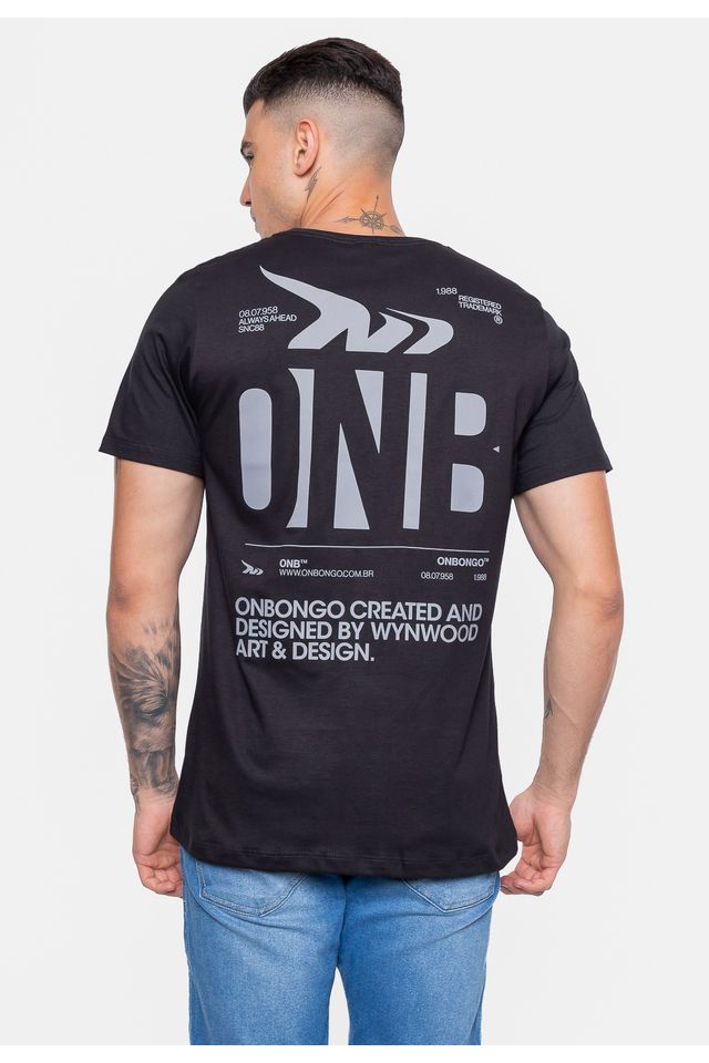 Camiseta-Onbongo-Estampada-Nebula-Preta