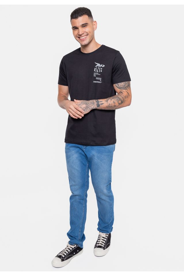 Camiseta-Onbongo-Estampada-Nebula-Preta
