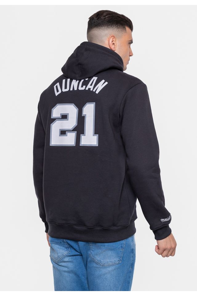 Moletom-Mitchell---Ness-San-Antonio-Spurs-Duncan-Preto