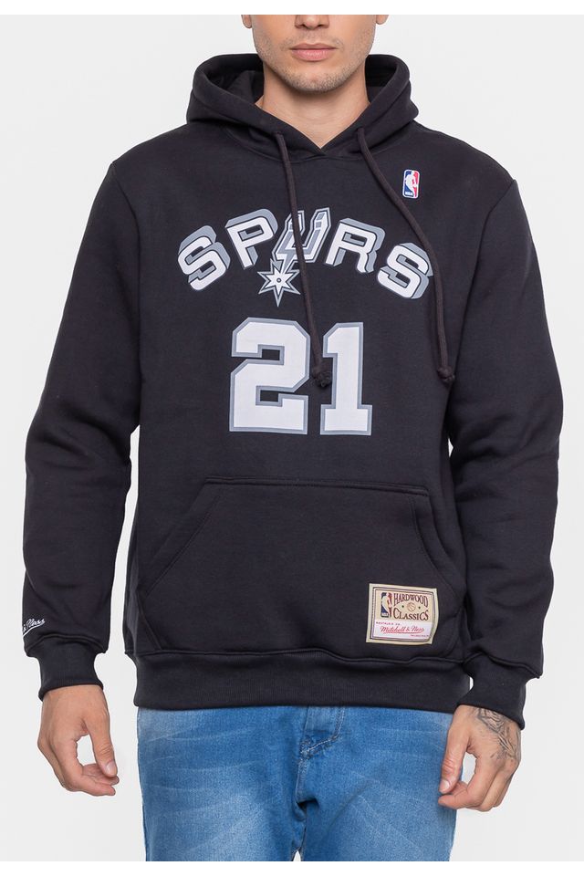 Moletom-Mitchell---Ness-San-Antonio-Spurs-Duncan-Preto