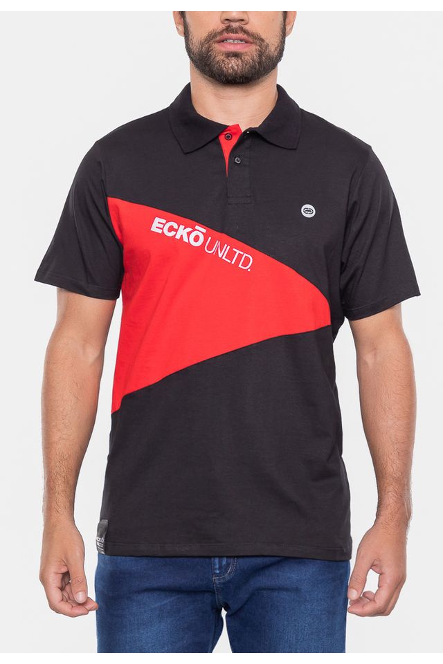 Camisa-Polo-Ecko-Especial-Preta