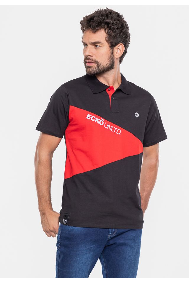 Camisa-Polo-Ecko-Especial-Preta