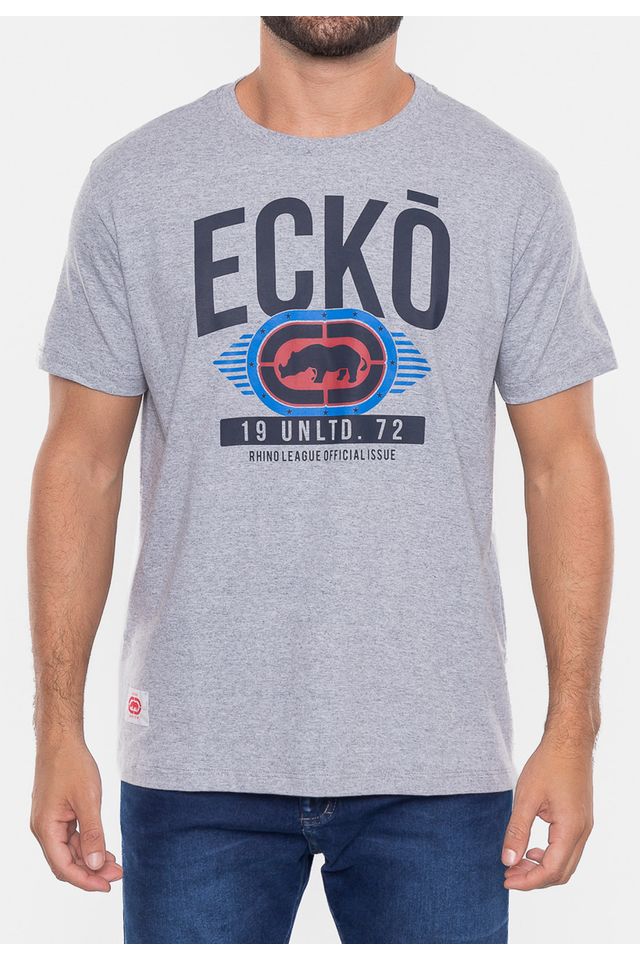 Camiseta-Ecko-Masculina-Vintage-Cinza-Mescla
