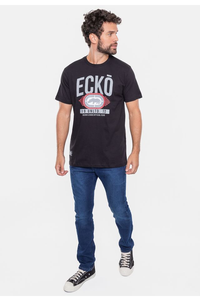 Camiseta-Ecko-Masculina-Vintage-Preta