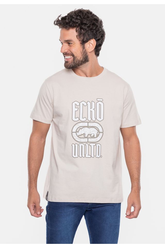 Camiseta-Ecko-Masculina-Vintage-Logo-Areia