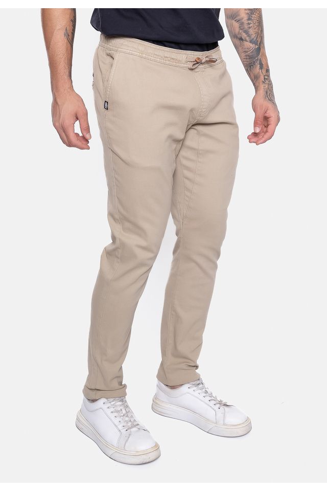 Calca-HD-Jogger-Chino-Bege