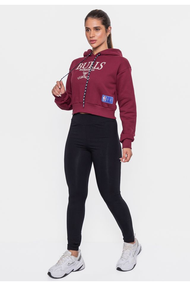 Moletom-NBA-Feminino-Street-Soul-Bordo-Cabernet