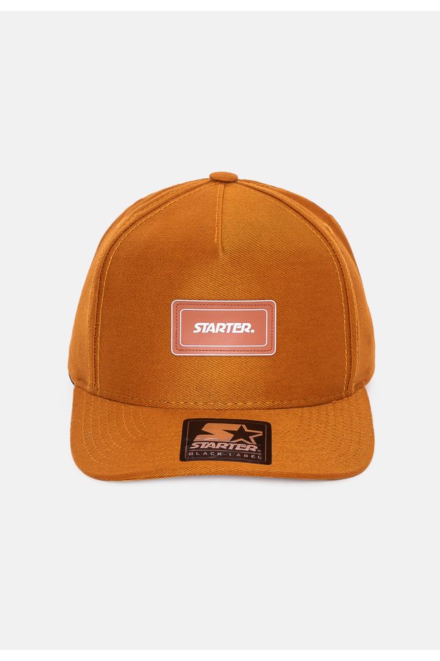 Bone-Starter-Snapback-Aba-Curva-Label-Caramelo Bone-Starter-Snapback-Aba-Curva-Label-Caramelo