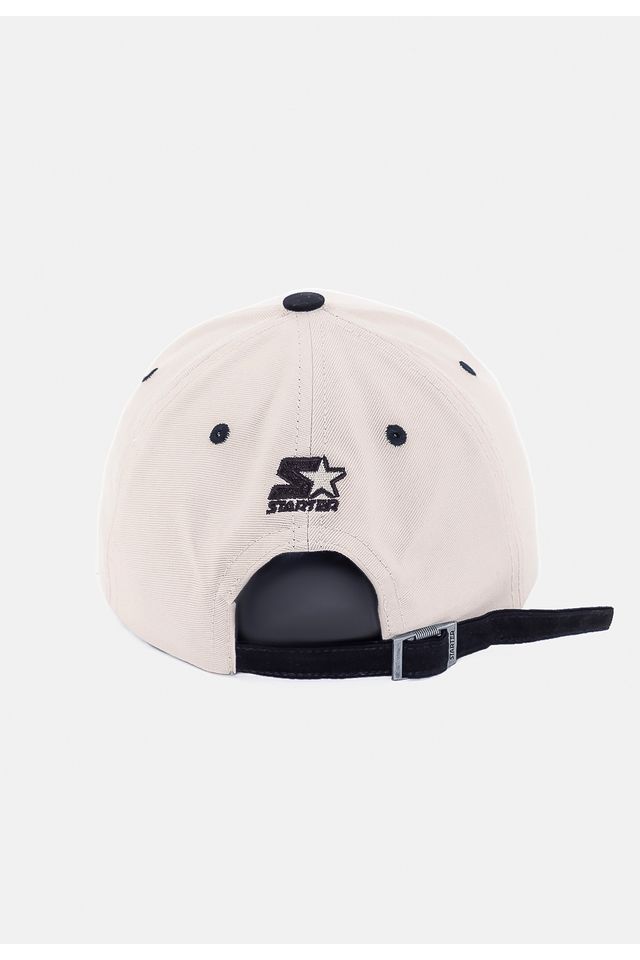 Bone-Starter-Snapback-Aba-Curva-Label-Bege