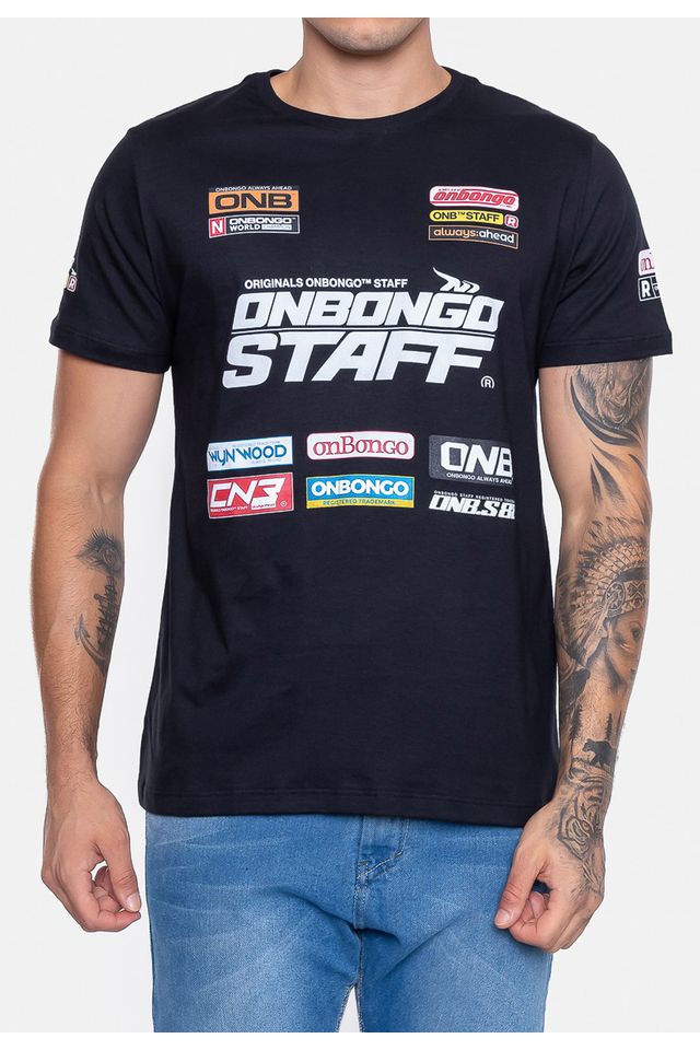 Camiseta-Onbongo-Convoy-Staff-Preta