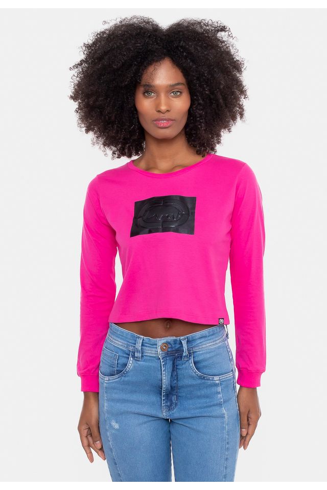 Cropped-Ecko-Feminina-Manga-Longa-Rosa-Pink