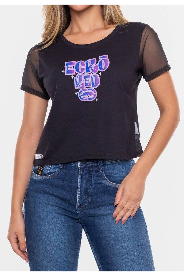 Cropped-Ecko-Feminina-Elu-Preta