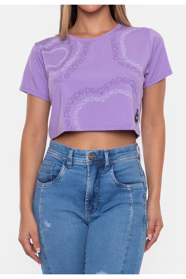 Cropped-Ecko-Feminina-Liliu-Lilas