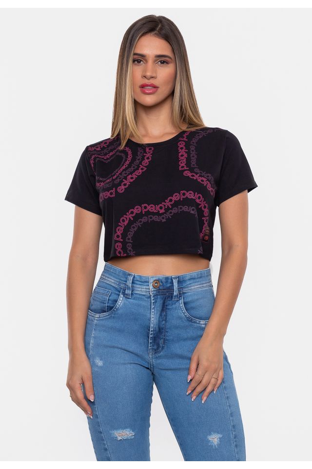 Cropped-Ecko-Feminina-Liliu-Preta