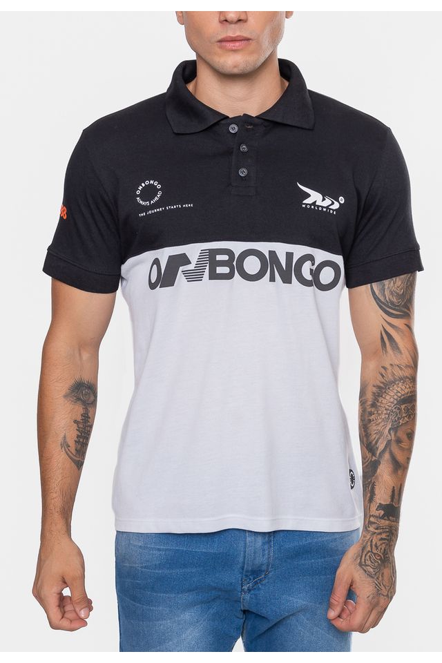 Camisa-Onbongo-Polo-Piquet-Masculina-Beam-Branca