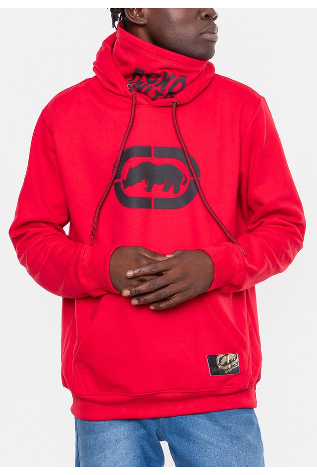 Moletom-Ecko-Masculino-Ninja-com-Capuz-Vermelho