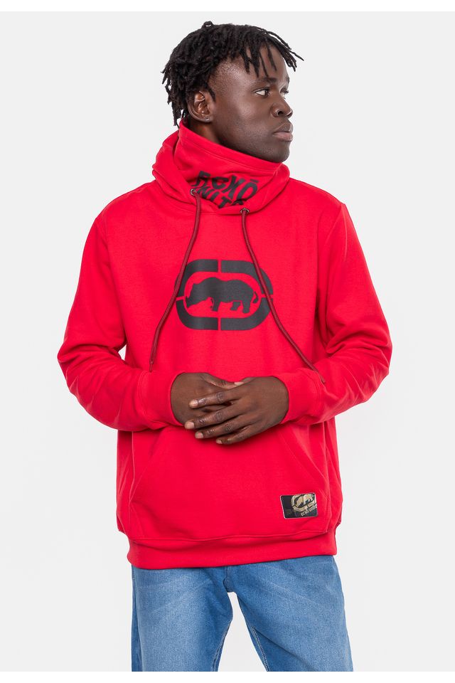 Moletom-Ecko-Masculino-Ninja-com-Capuz-Vermelho