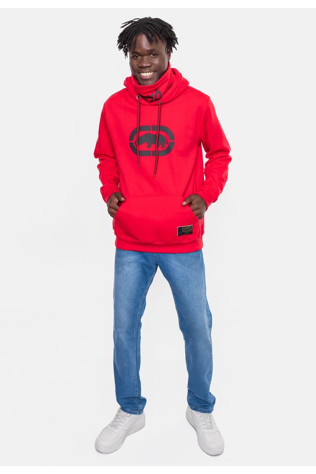 Moletom-Ecko-Masculino-Ninja-com-Capuz-Vermelho