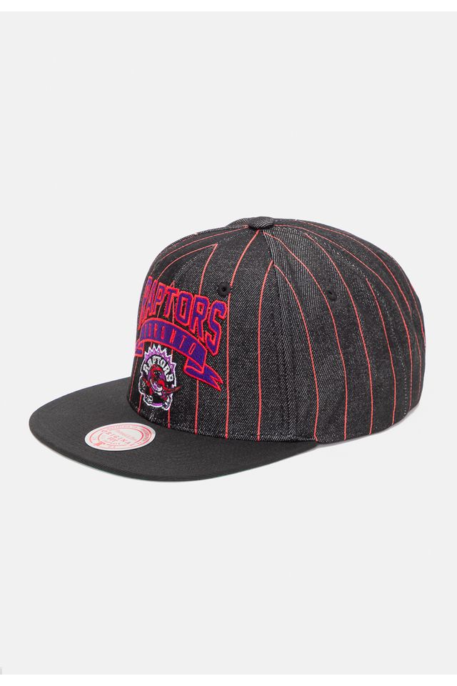 Bone-Mitchell---Ness-NBA-Dem-Stripes-Toronto-Raptors-Preto