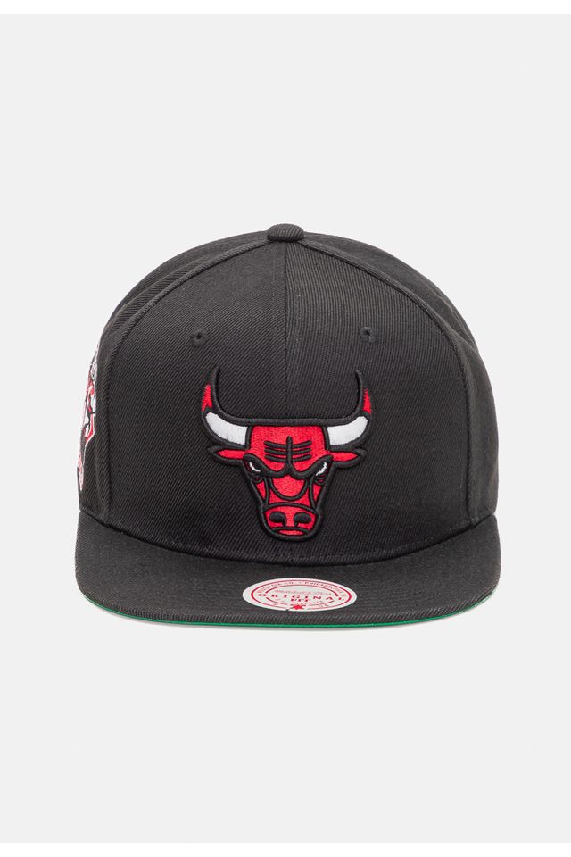 Bone-Mitchell---Ness-NBA-Side-Jam-Snapback-Chicago-Bulls-Preto