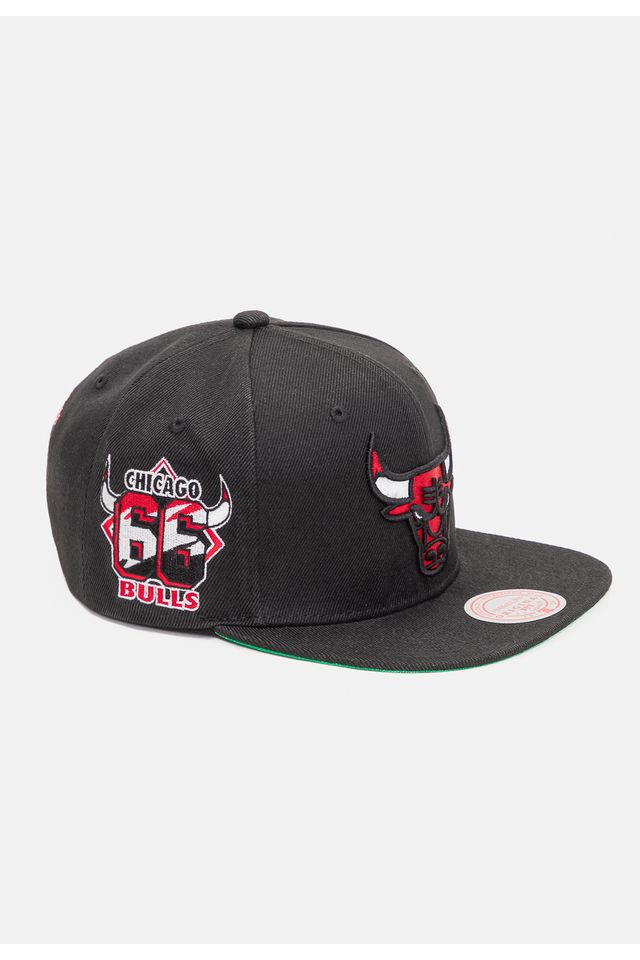 Bone-Mitchell---Ness-NBA-Side-Jam-Snapback-Chicago-Bulls-Preto