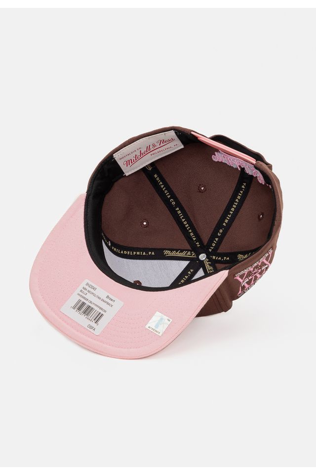 Bone-Mitchell---Ness-NBA-Neopolitan-Snapback-Chicago-Bulls-Marrom