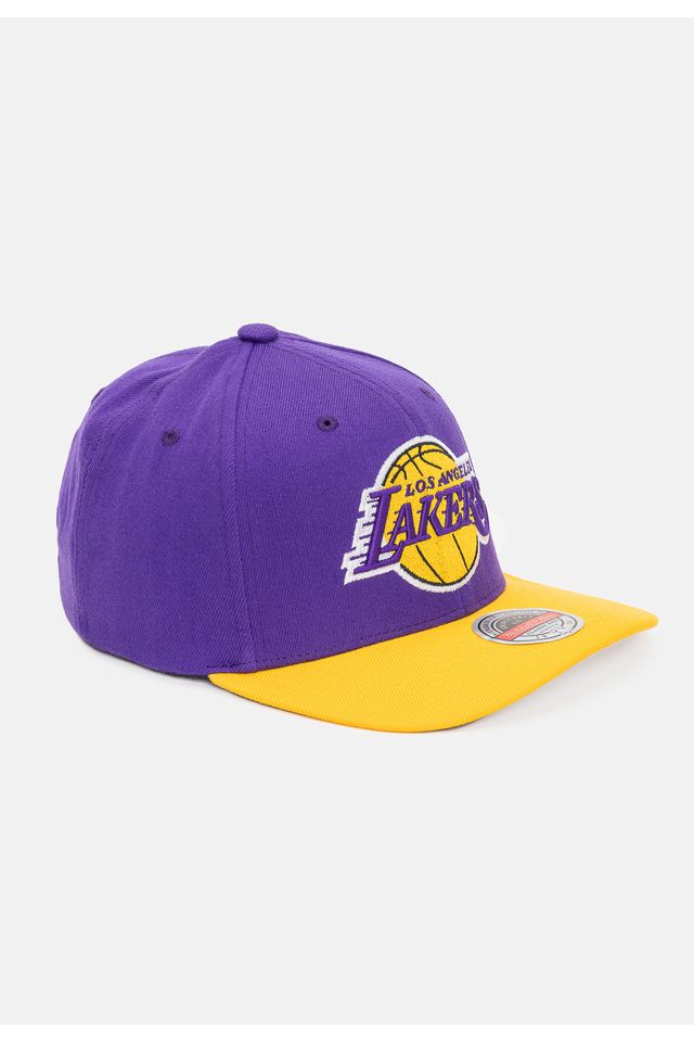 Bone-Mitchell---Ness-NBA-Team-2-Tone-Los-Angeles-Lakers-Roxo-com-Amarelo