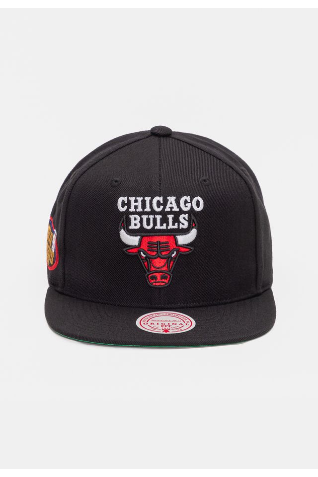 Bone-Mitchell---Ness-NBA-Snapback-Chicago-Bulls-Preto