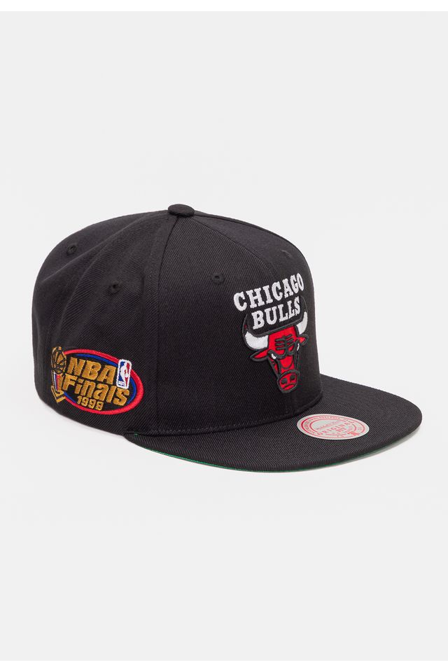 Bone-Mitchell---Ness-NBA-Snapback-Chicago-Bulls-Preto