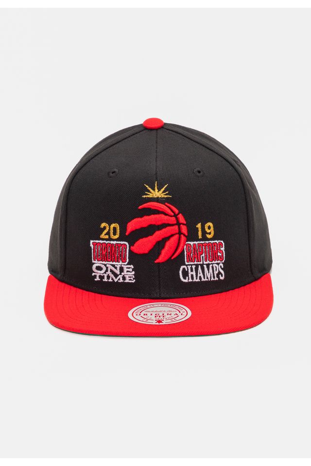 Bone-Mitchell---Ness-NBA-Champ-Is-Here-Snapback-Toronto-Raptors-Preto