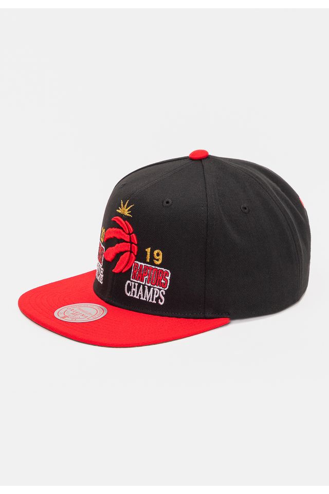 Bone-Mitchell---Ness-NBA-Champ-Is-Here-Snapback-Toronto-Raptors-Preto