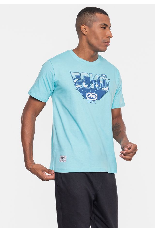 Camiseta-Ecko-Masculina-Space-Azul-Turquesa