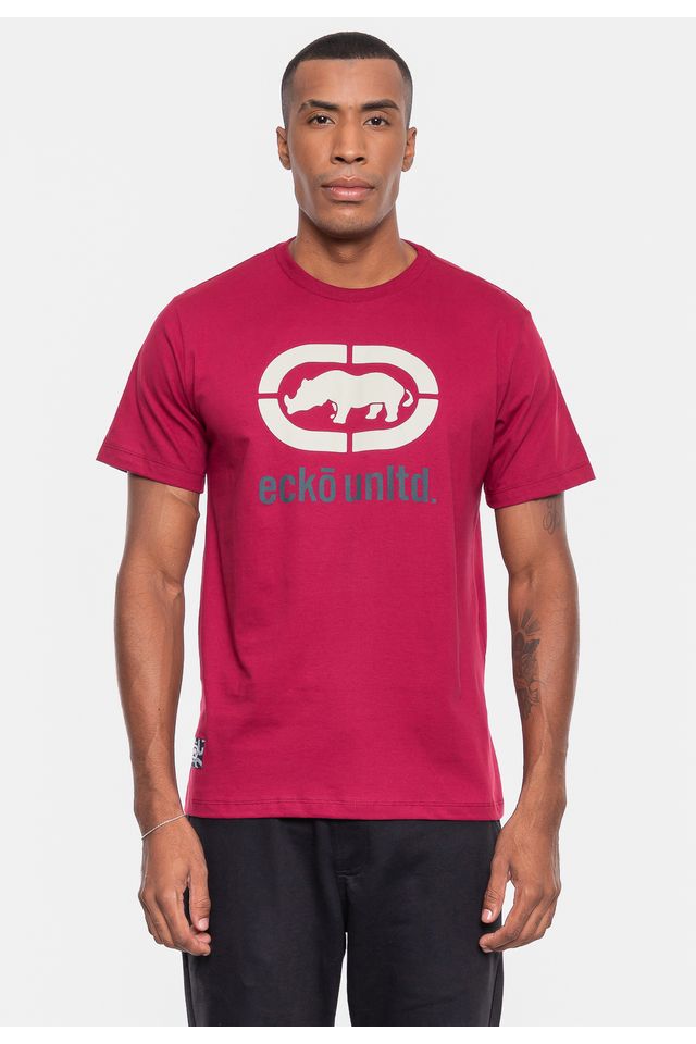 Camiseta-Ecko-Masculina-Big-Rhino-Vinho