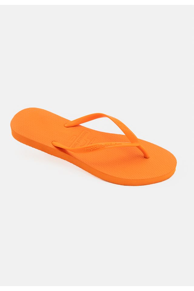 Chinelo-Tropical-Brasil-Bi-Color-Slim-Laranja