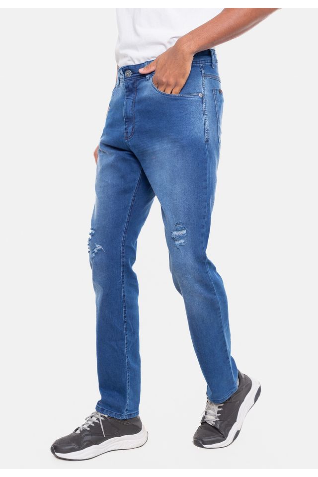 Calca-Jeans-Ecko-Slim-Azul