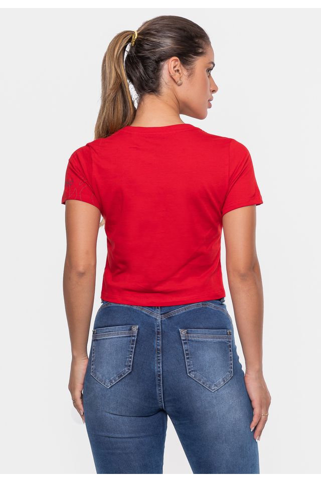 Camiseta-Ecko-Feminina-Especial-30-Anos-Vermelha