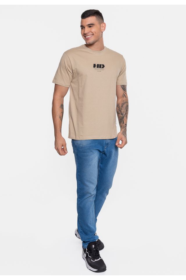 Camiseta-HD-Masculina-Leaves-Bege-Smart