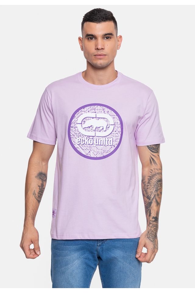 Camiseta-Ecko-Masculina-Circuits-Lilas-Gentle