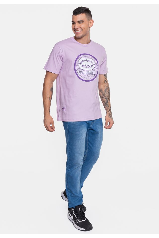 Camiseta-Ecko-Masculina-Circuits-Lilas-Gentle