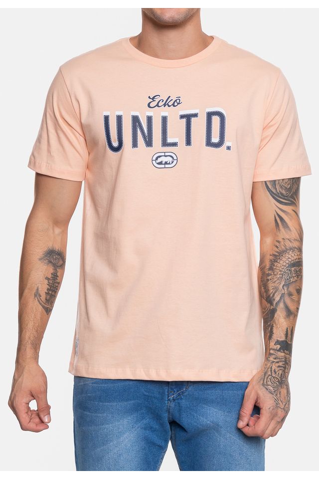 Camiseta-Ecko-Masculina-Classic-Type-Pessego-Mellow