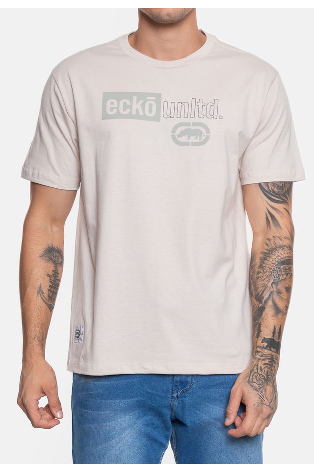 Camiseta-Ecko-Masculino-Minimal-Areia