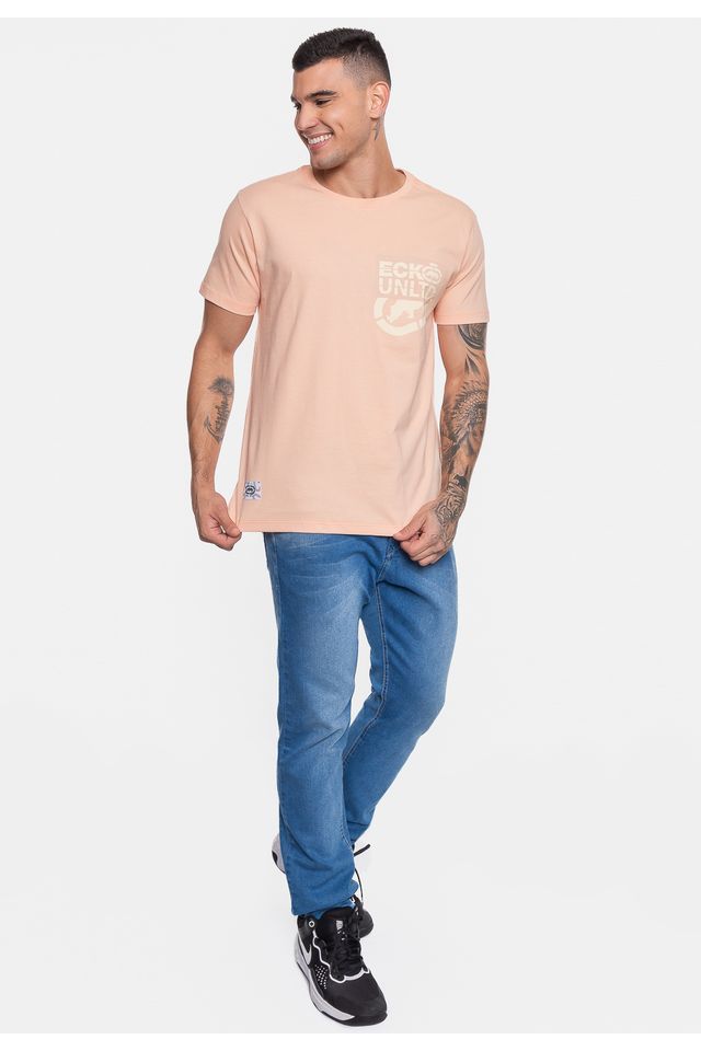 Camiseta-Ecko-Masculina-Inclinada-Pessego-Mellow