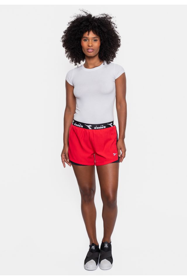 Shorts-Diadora-Active-Check-Vermelho-Rubi