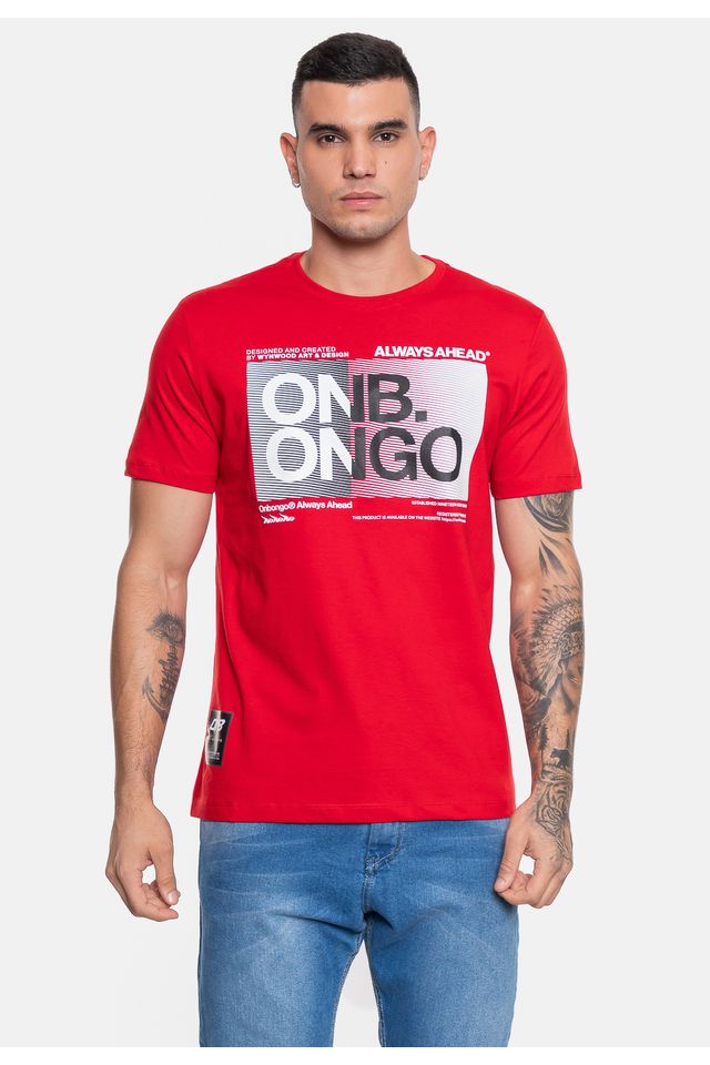 Camiseta-Onbongo-Masculina-Vermelha