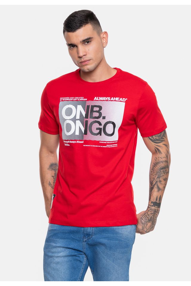 Camiseta-Onbongo-Masculina-Vermelha