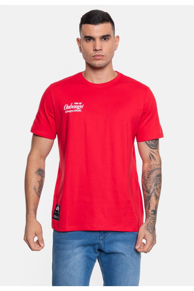 Camiseta-Onbongo-Masculina-Vermelha