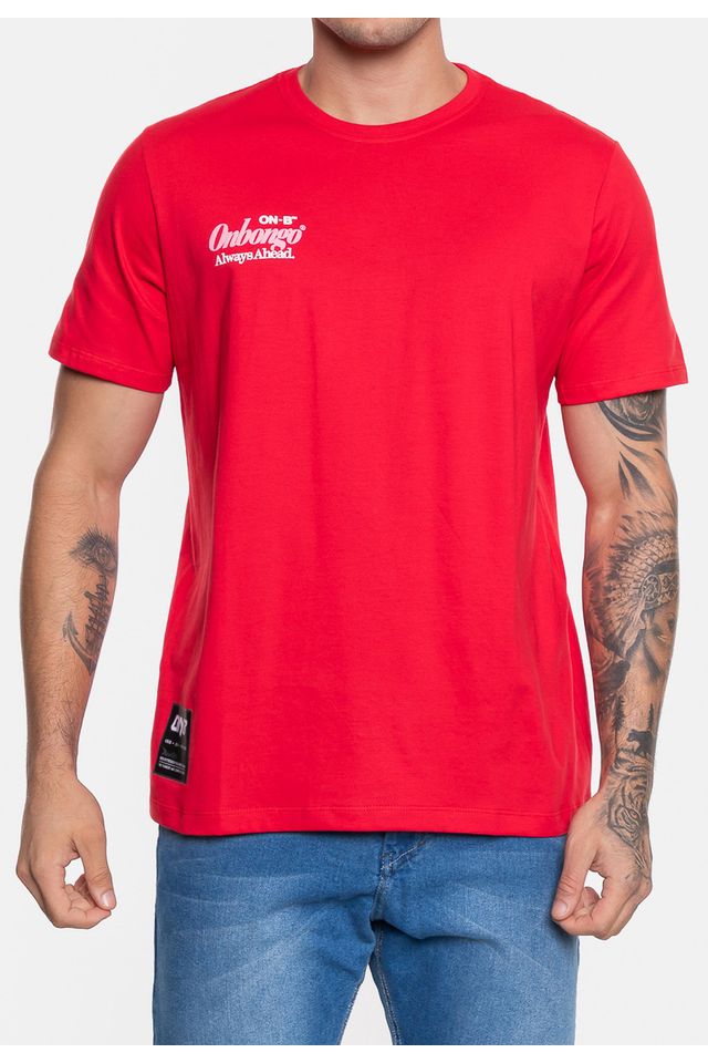 Camiseta-Onbongo-Masculina-Vermelha