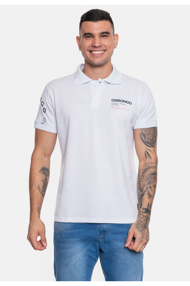 Camisa-Onbongo-Polo-Piquet-Masculina-Aust-Branca