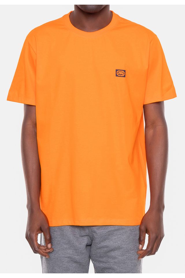 Camiseta-Ecko-Mini-Logo-Laranja